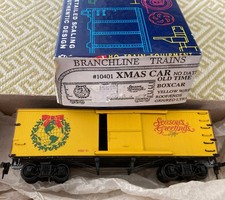 Seasons Greetings Christmas Old Time BoxCar B...