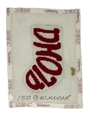 Vanoni Needlepoint ALOHA Mini Christmas Stocking COMPLETE