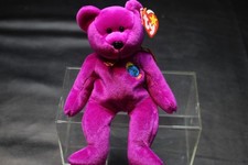 Ty Beanie Babies Millennium Bear Plush Toy - Purple
