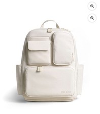 Itzy Ritzy Belong Utility Backpack Diaper Bag With Changing Pad- CREAM color