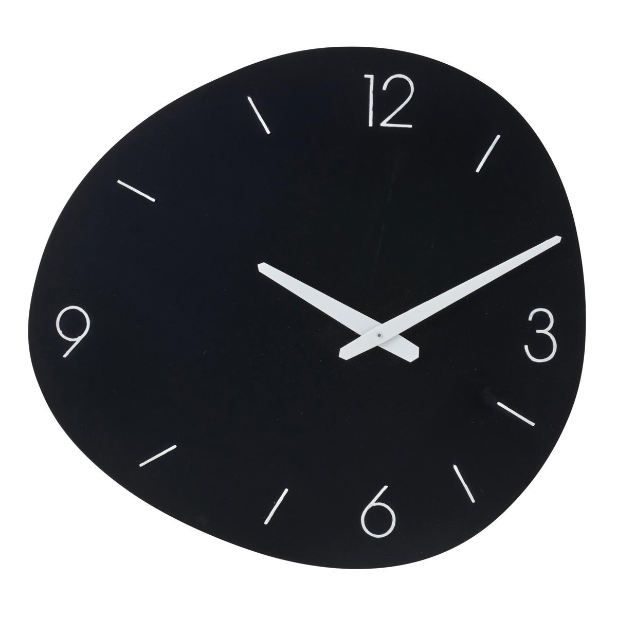 Horloge murale en métal Shore 40cm noir pour décoration intérieure