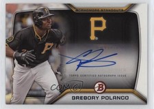 2015 Bowman Sophomore Standouts Auto 8/99 Gregory Polanco #SSA-GP Auto ow3