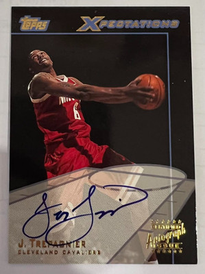 JEFF TREPAGNIER 2001-02 Topps Xpectations #TXA-JTR AUTO NBA Cleveland Cavaliers