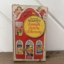Richard Scarry’s Laugh And Learn Library 1976 Random House Set Of 4 Books