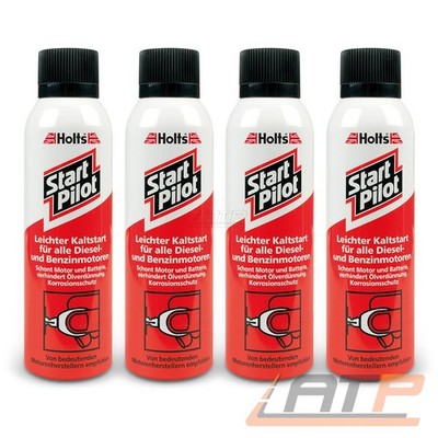 4x HOLTS START PILOT 200ml STARTHILFESPRAY STARTPILOT STARTERSPRAY ANLASSHILFE