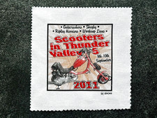 THUNDER VALLEY Vintage 2011 Scooter Rally Patch Mods LAMBRETTA Chopper SX150