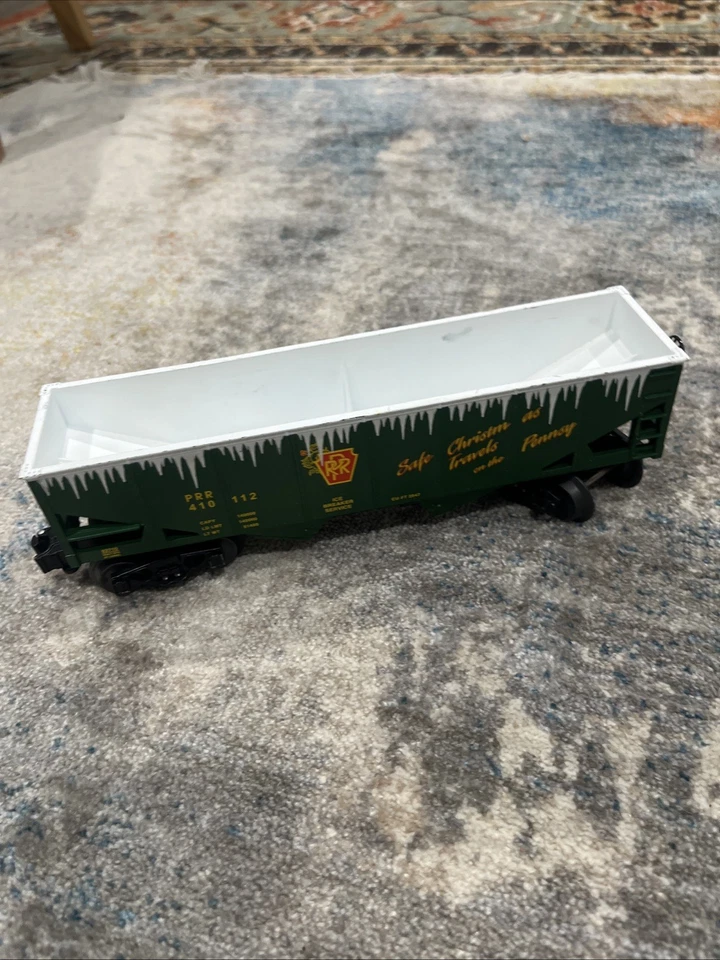 Lionel 6-82710 Navidad PRR Rompehielos Túnel Tolva Coche O 027 Pennsy Display Foto 4 de 4