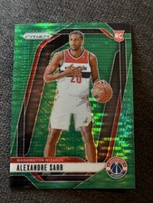 2024-25 Panini Prizm Alexandre Sarr Green Pulsar Rookie 10/25 Wizards