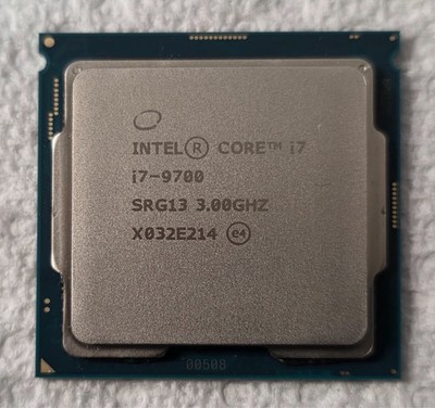 Intel Core i7-9700 3.00GHz SRG13 CPU