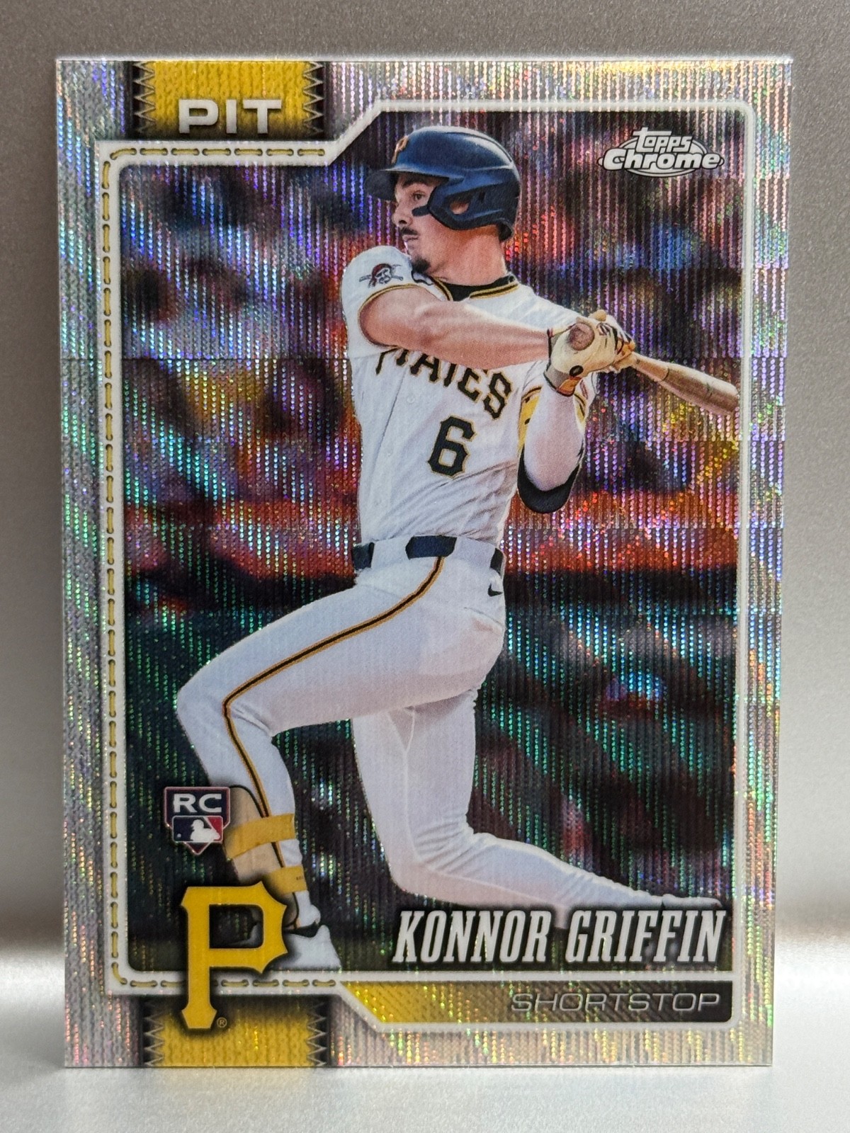 2026 Topps Chrome Wave - Konnor Griffin RC #74 Pirates