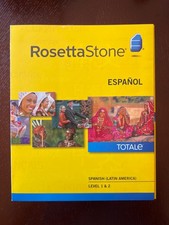 Rosetta Stone Espanol Spanish Latin America Level 1  2, Version 4