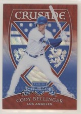 2018 Panini Chronicles Crusade Ruby Wave Prizm /199 Cody Bellinger #21 qr7