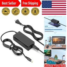 Versatile 12V Power Cord for Sceptre Monitors - 60W AC Adapter for All Models