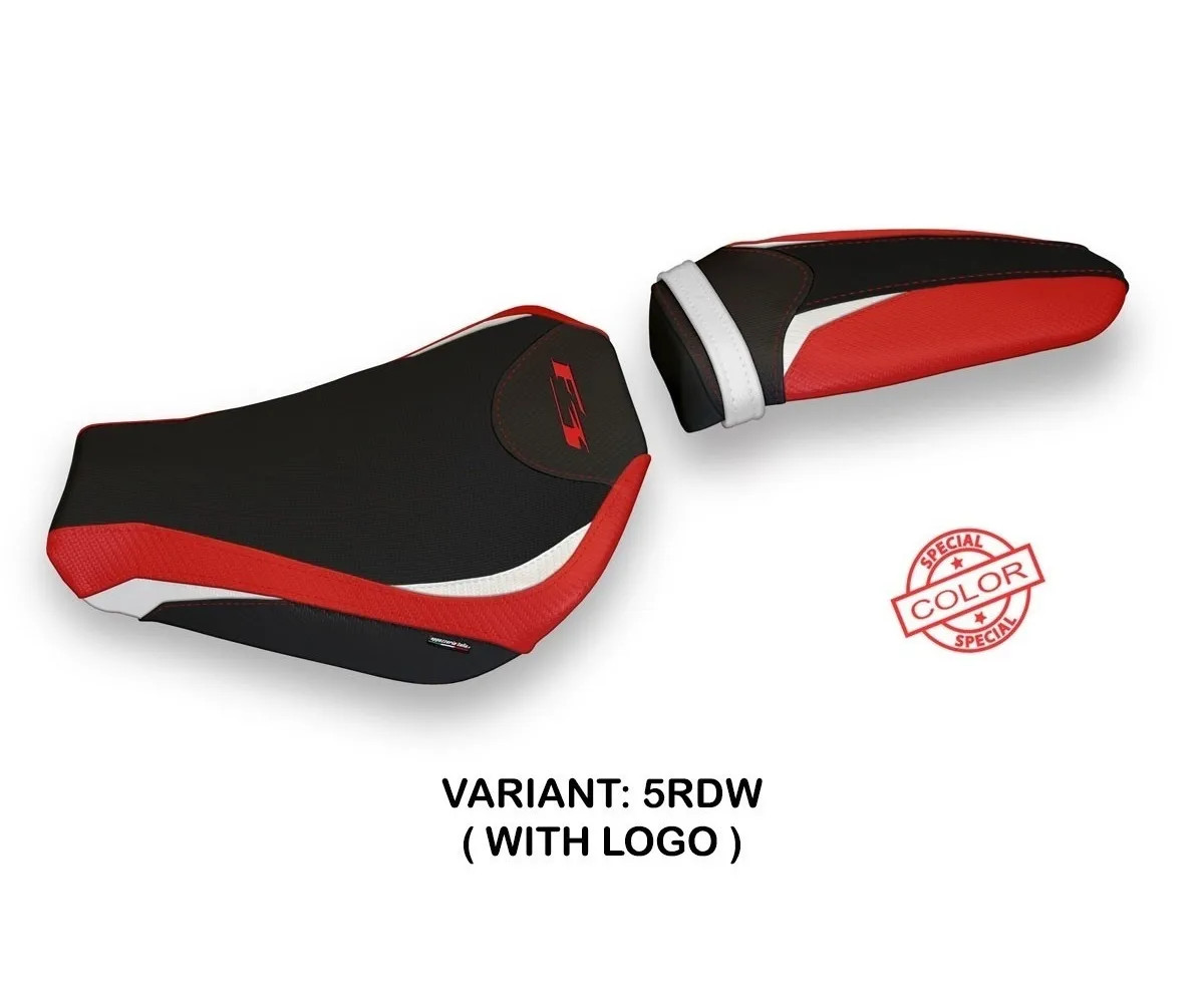 Seat saddle cover Tirana Special Color Red - White TPZ MV AGUSTA F3 2012 2022 s5