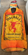 Fireball Whiskey Costume Adult Unisex Rasta Imposta Cinnamon Whisky Tunic Funny