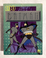 1993 Batman Animated Series with Catwoman 100-Piece Puzzle, RARE Vintage