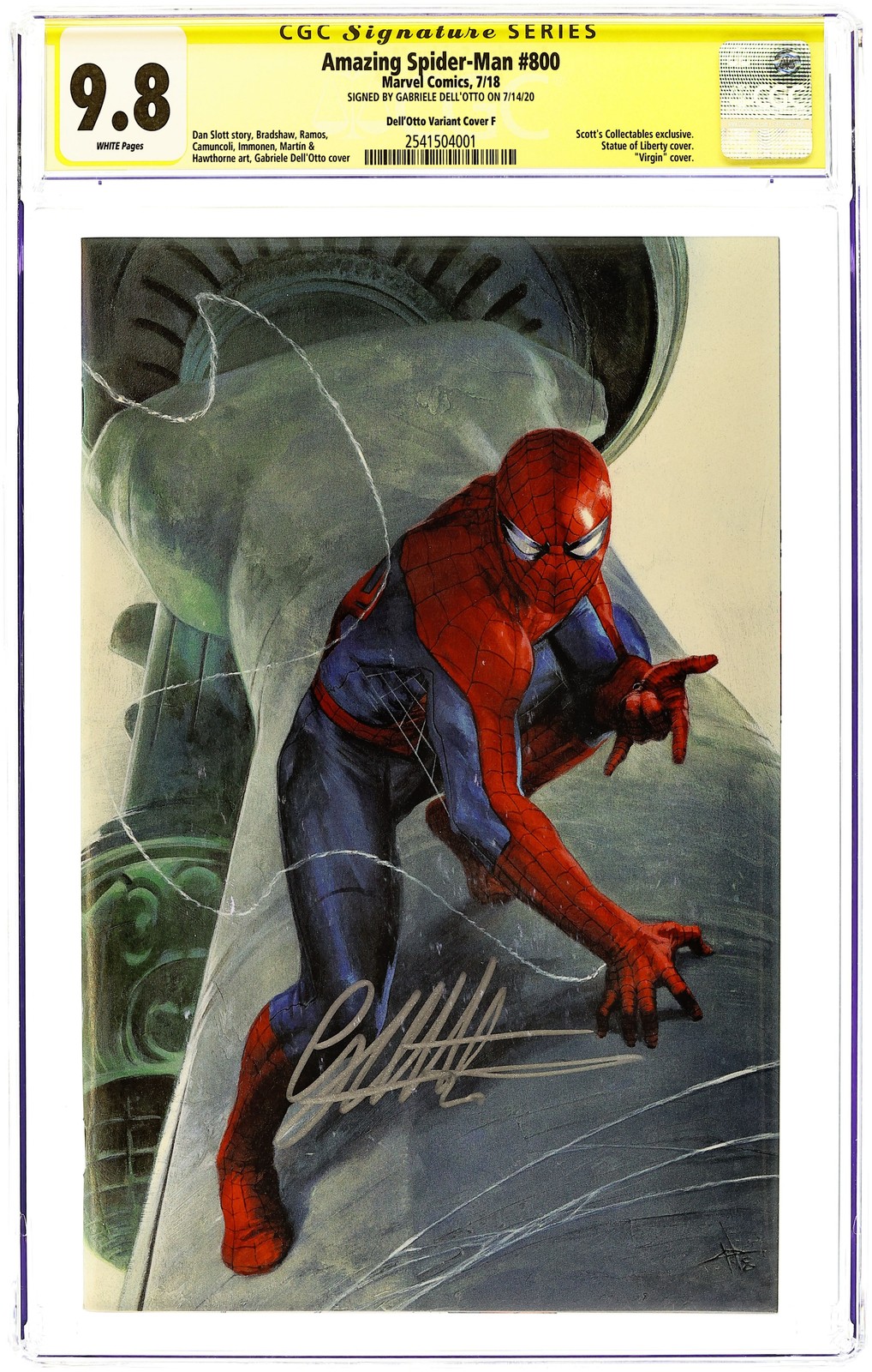 アメコミリーフ ASM Annual #1 Dell'Otto CGC 9.8