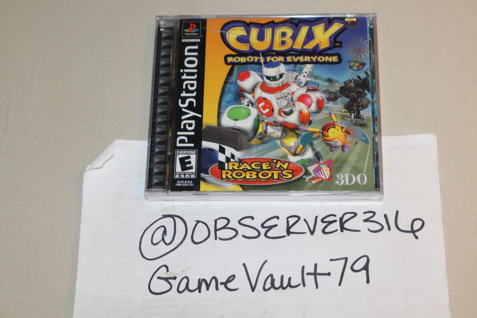 Cubix: Robots for Everyone Race 'N Robots (Sony PlayStation 1 2001) PS1 NEW READ