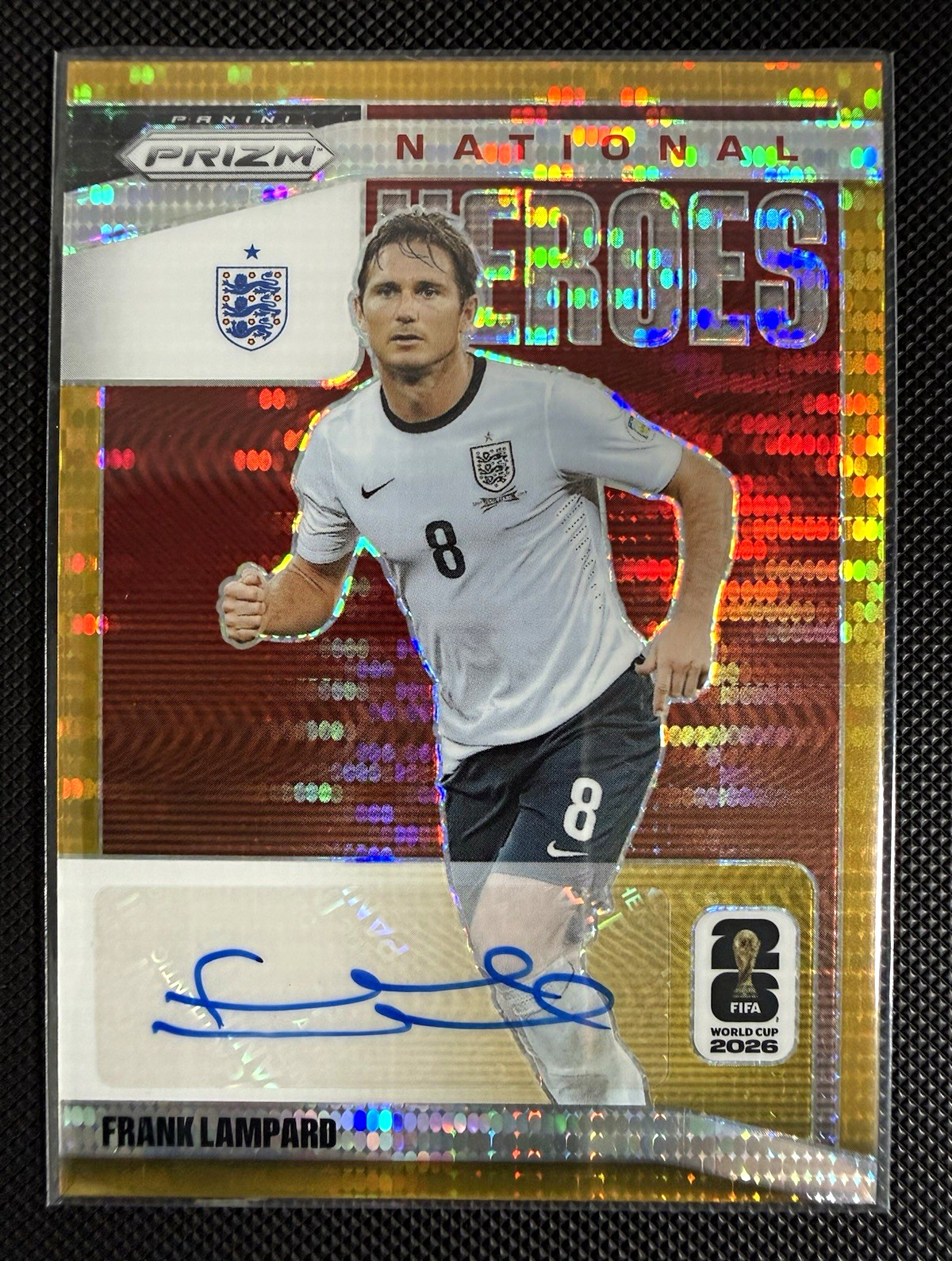 2026 Panini Prizm FIFA World Cup National Heroes Lampard Auto Gold NH-41 1/10