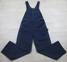 Vintage 70s Sears Overalls Mens 31x30.5 Perma Prest Carpenter Workwear