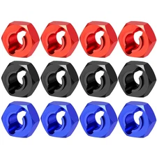 4PCS Aluminum Wheel Hex Hub Extender Adaptor for LOSI 1/24 Mini-B RC Crawler Car