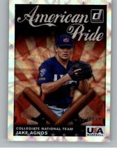 2019 Donruss American Pride #12 Jake Agnos 999 (ref 136880)