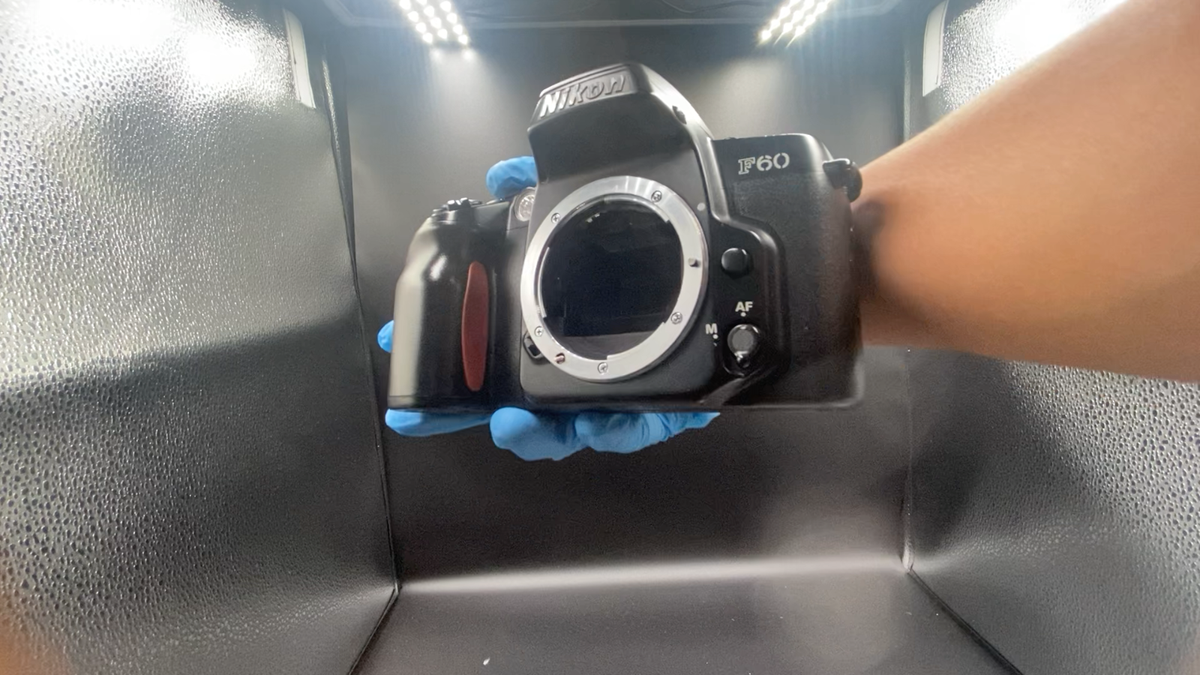 Near Mint in Box Nikon F60D Panorama Black 35mm SLR Film Camera