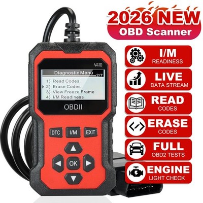 OBD2 Scanner - Auto Motor Fehler Codeleser Diagnosegerät | UK Verkäufer