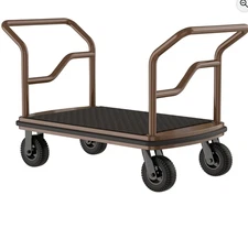 New Crazy Ant Luggage Cart for Hotel & Commercial Use 600lbs 8" Swivel Wheels