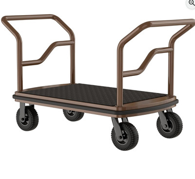 New Crazy Ant Luggage Cart for Hotel & Commercial Use 600lbs 8'' Swivel Wheels