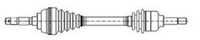 Antriebswelle Vorderachse Links FüR Opel Astra H Caravan Gtc Twintop Stufenheck