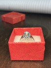 14k Solid White Gold Ring Weighs 3.83 Grams Size 6.75 — photo 3