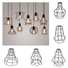 Wire Lamp Cage, For Ceiling Fan Light Bulb, Vintage Industrial Style Covers