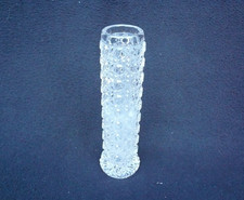 kleine alte VASE *H~15* PRESSGLAS klar * BROCKWITZ "HAMMONIA" ~1915 /mkX71