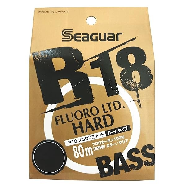 KUREHA SEAGUAR R18 FLUORO LTD HARD BASS 80M 20LB Fishing Line R18FLHB Japan