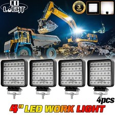 4pcs New 4 Powerful Led Work Flood Lights For Forklift Truck Tractor Crane 12v