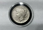 1921 P $1 High Relief U.S. Peace Silver Dollar Rare Key Date With RIM DINGS VF+