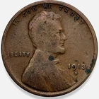 1913-D Lincoln Wheat Cent Penny 1c 1 Cent Good G+ * Original Surfaces * 1913D #4