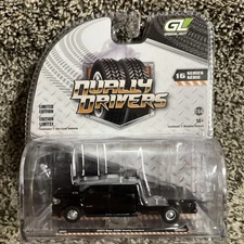 1:64 Greenlight 2023 RAM 3500 Dually Flatbed BLACK NEW!! Dually Drivers! NEW!