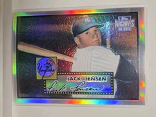 2001 JACKIE JENSON Topps Archives Reserve Chrome Refractor RC 1952 NY YANKEES