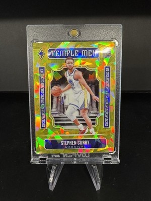 2023-24 Panini Phoenix Temple Men Stephen Curry #16 Yellow Ice /175 Warriors