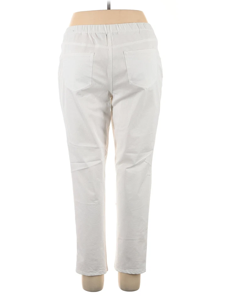 Pantalones informales para mujer H By Halston marfil 14 Foto 2 de 2