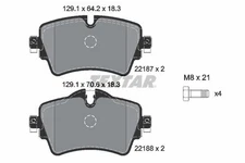 Textar Front Brake Pads Set For Bmw Mini 1 2 Clubman Countryman X1 X2