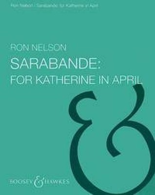 Sarabande: For Katharine in April Score and parts orchestra Nelson Boosey & Hawk