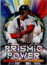 2021 Topps Chrome - Prismic Power Rafael Devers #PP-12 - Boston Red Sox