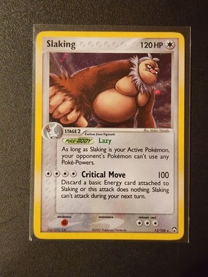 Slaking Holo Rare Ex Power Keepers 13/108 NM Pokemon Card | eBay