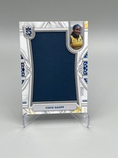 2024 Topps Royalty Tennis Coco Gauff Jumbo Relic Jewels #RCJ-CG Blue /25 Dubai