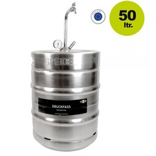 Speidel  Mostquell 50 Liter Druck-Fass f&uuml;r Most aus Edelstahl Mostfass Druckfass