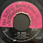 THE BEATLES - My Bonnie / The Saints 45rpm MGM with Beatlemanic Sticker VG Rare