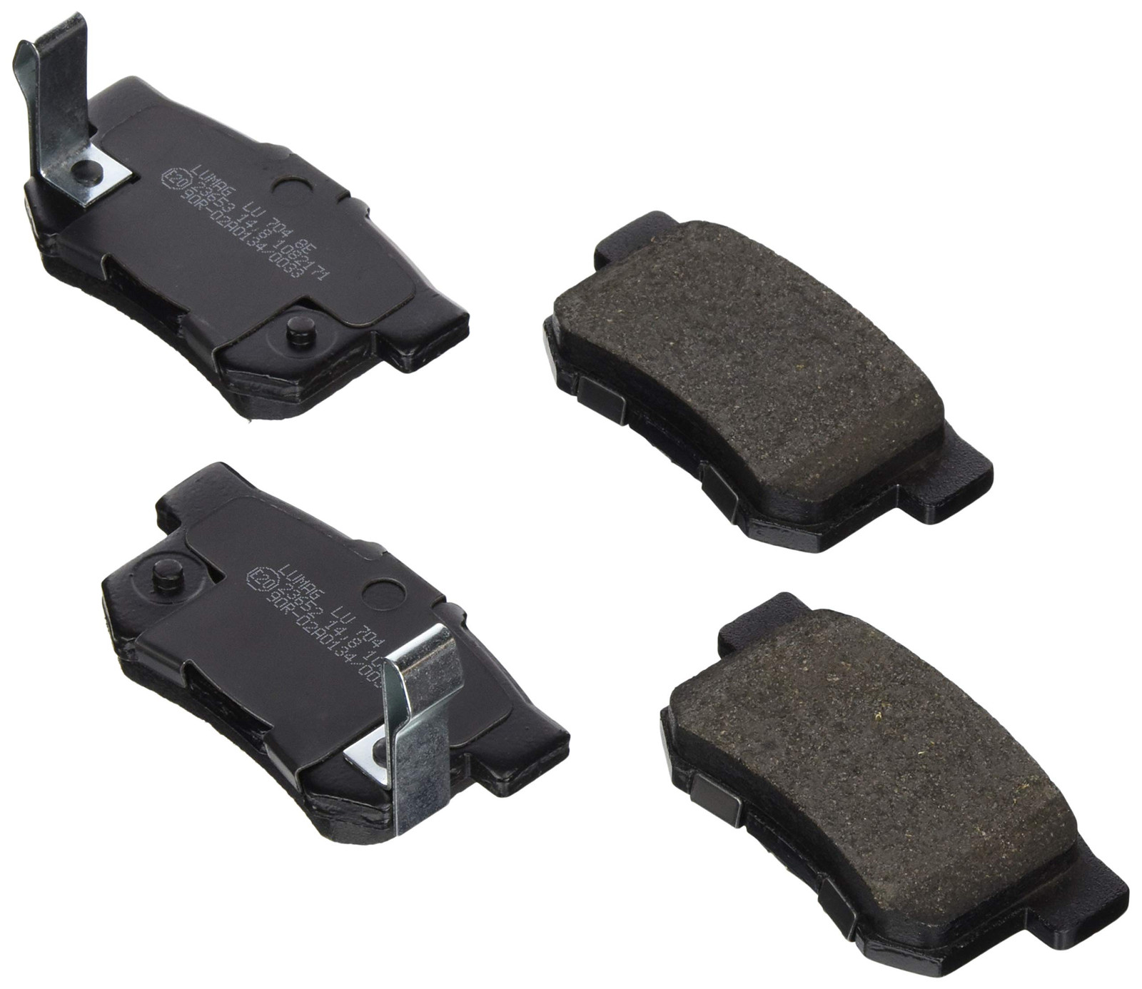 Breck 23652 00 704 00 - Rear Axle - Disc Brake Pad Set, 1 Piece...